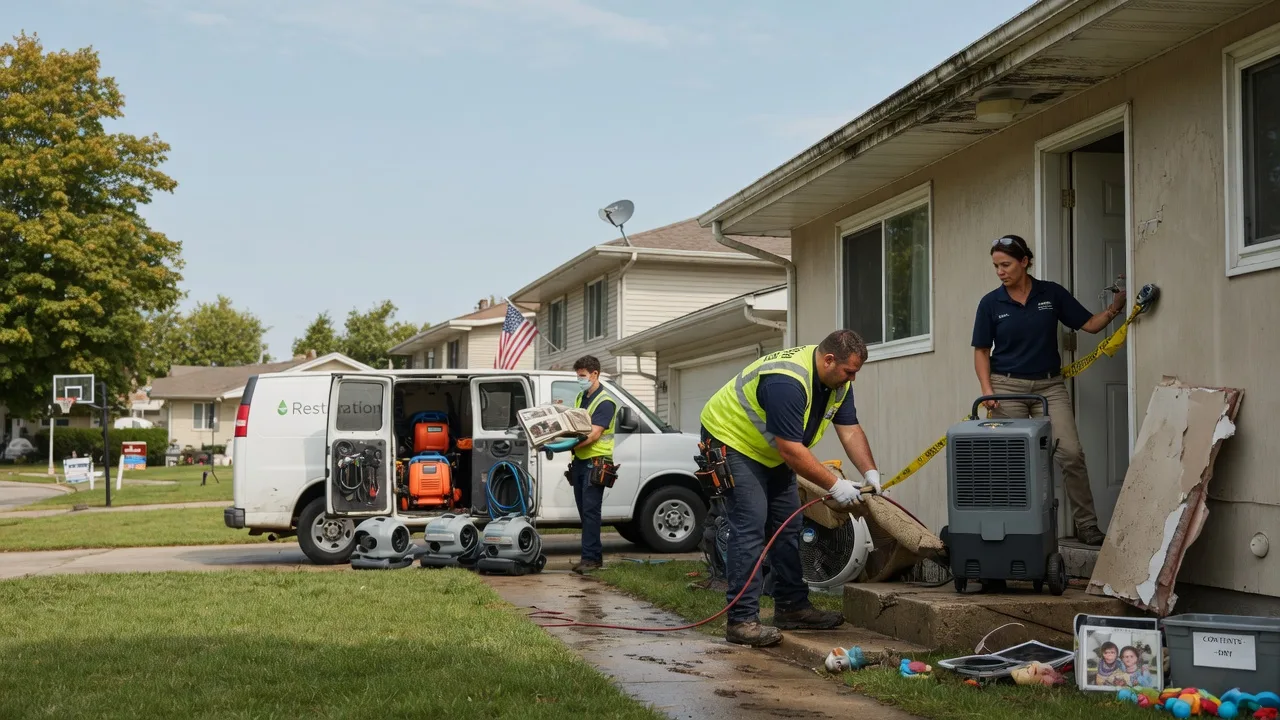 Water Damage Restoration in Hedrick, IA near me